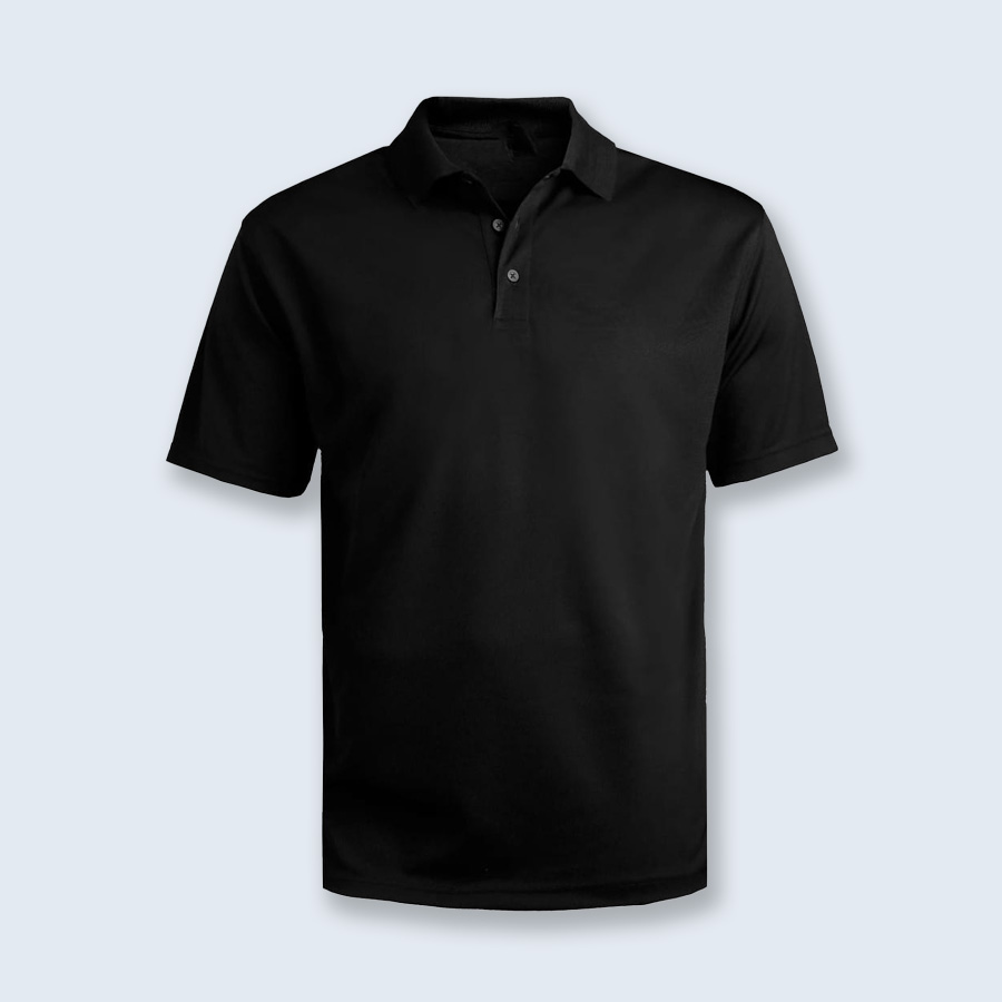 Black Corporate Polo T Shirt |  Half Sleeves