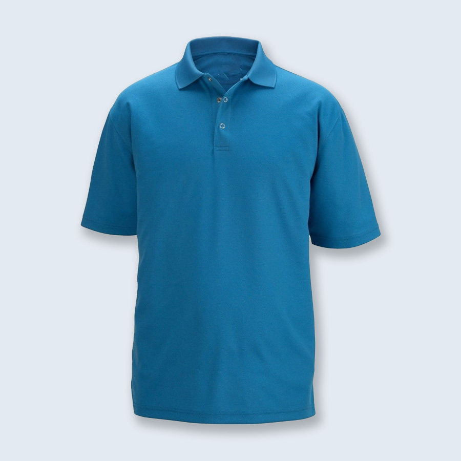 Teal Blue Corporate Polo T Shirt |  Half Sleeves
