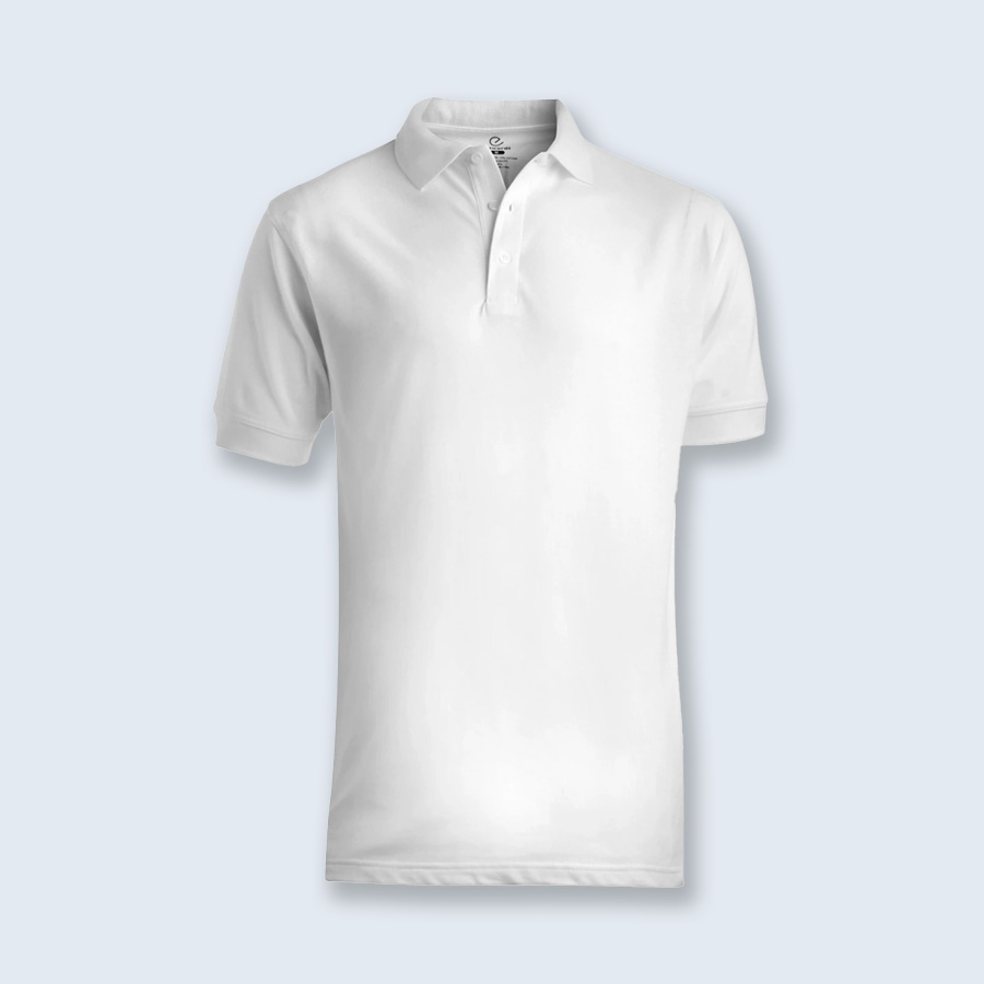 White Corporate Polo T Shirt |  Half Sleeves