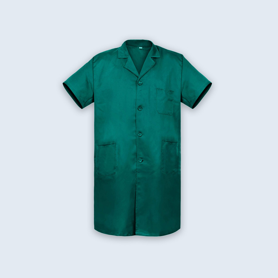 College Uniforms Long Labcoat | LLC - GREEN