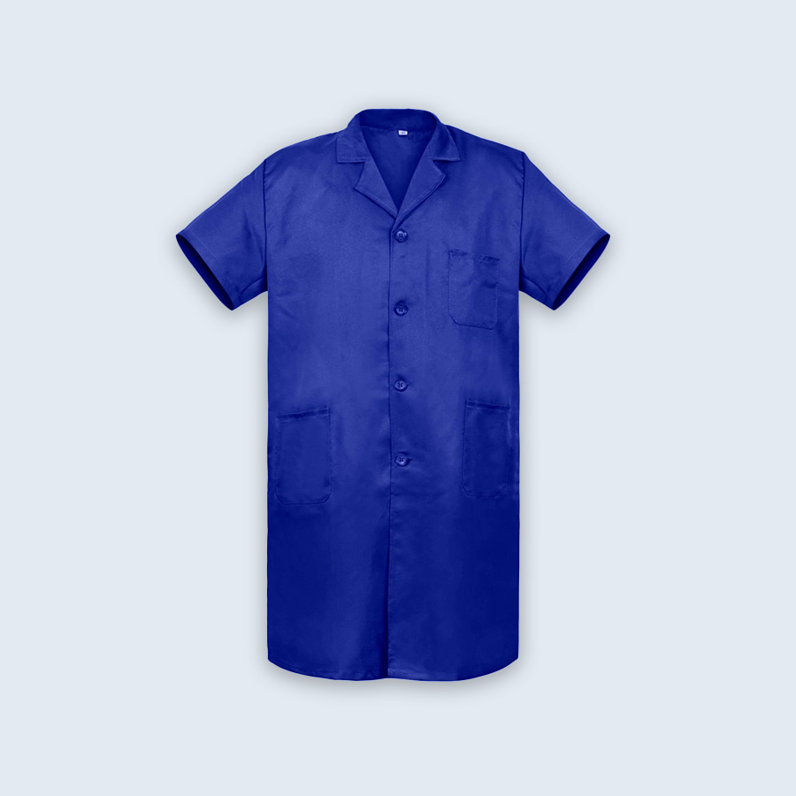 College Uniforms Long Labcoat | LLC ROYAL BLUE COAT