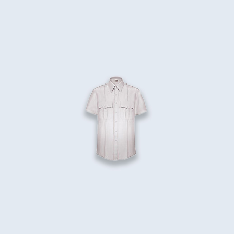 Short-Sleeve Security Uniform Shirt – White