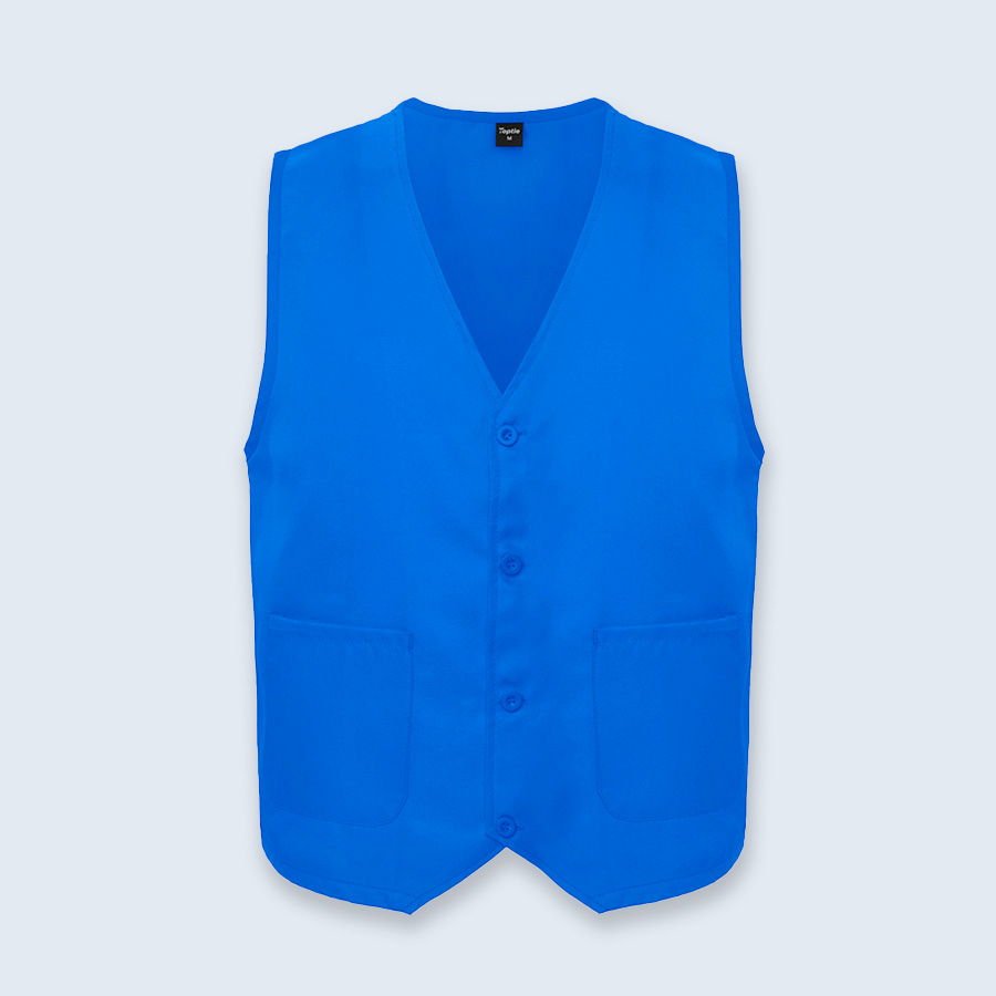 Supermarket Uniforms | Waist Coat | Royal Blue Vest