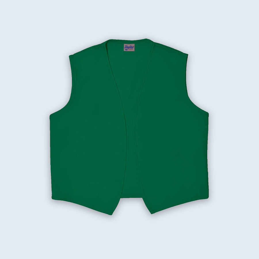 Supermarket Uniforms | Waist Coat | WCWOB GREEN