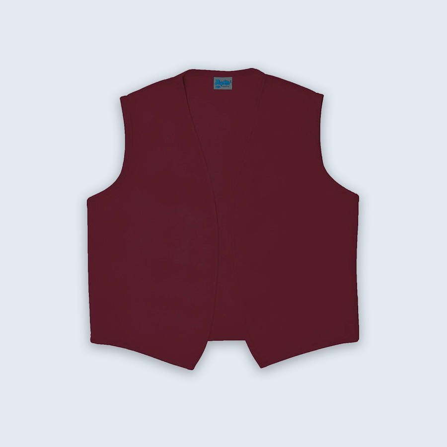 Supermarket Uniforms | Waist Coat | WCWOB MAROON