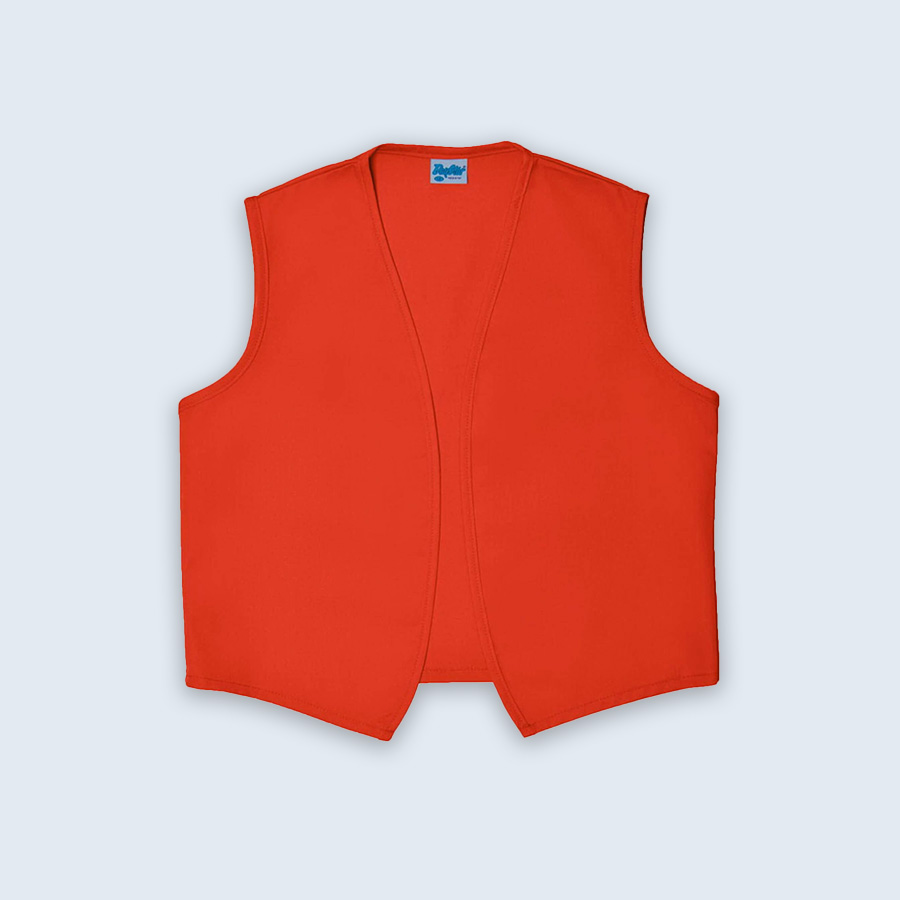 Supermarket Uniforms | Waist Coat | WCWOB ORANGE