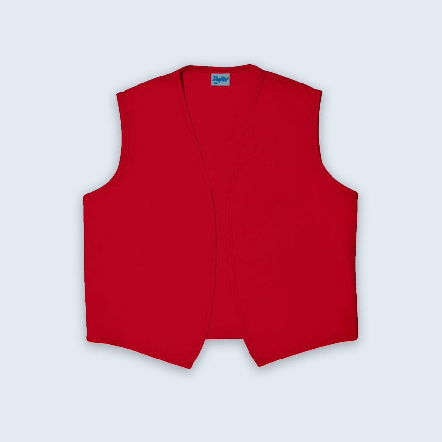 Supermarket Uniforms | Waist Coat | WCWOB RED