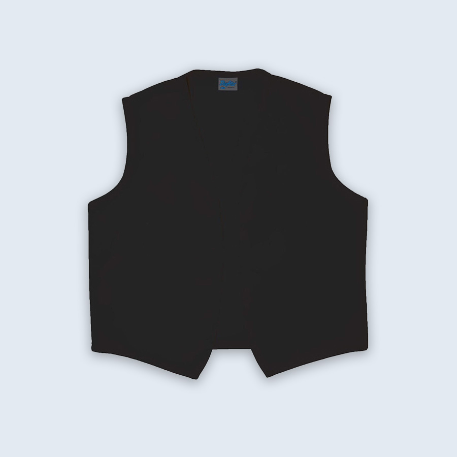 Supermarket Uniforms | Waist Coat | WCWOB BLACK